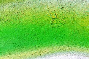A fragment of colorful graffiti painted on a wall. Abstract urban background. photo