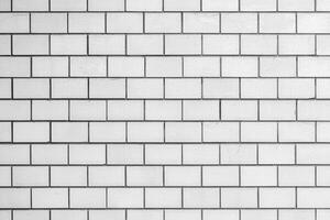Wall texture from white bricks. Abstract background. photo