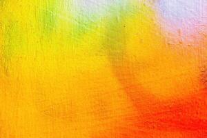 A fragment of colorful graffiti painted on a wall. Abstract urban background. photo
