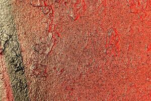 A fragment of colorful graffiti painted on a wall. Abstract urban background. photo