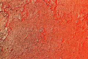 A fragment of colorful graffiti painted on a wall. Abstract urban background. photo
