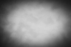 Blured gray decorative plaster or concrete background with vignette. photo