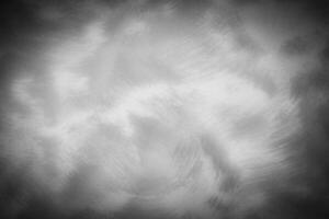 Gray decorative plaster or concrete background with vignette. photo