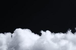 Cumulus clouds in the sky in cloudy weather. Abstract background. photo