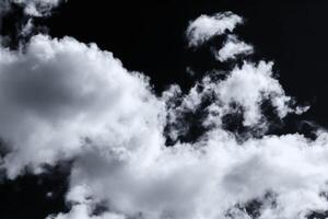 Cumulus clouds in the sky in cloudy weather. Abstract background. photo
