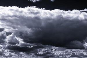 Cumulus clouds in the sky in cloudy weather. Abstract background. photo