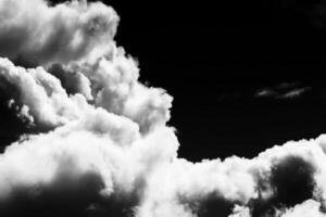Cumulus clouds in the sky in cloudy weather. Abstract background. photo