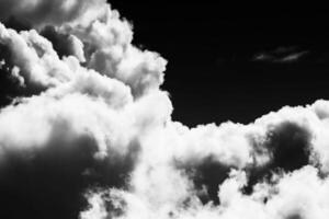 Cumulus clouds in the sky in cloudy weather. Abstract background. photo