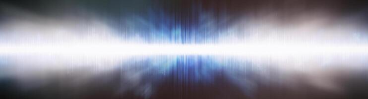Abstract background. Digital sound with wave colored rainbow. photo