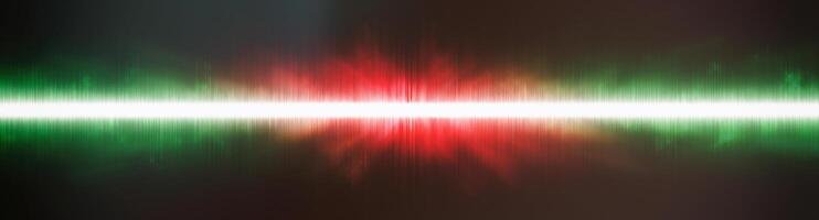 Abstract background. Digital sound with wave colored rainbow. photo