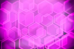 Lights bokeh. Abstract hexagon background for design. photo