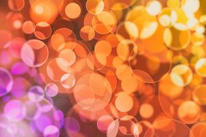 Lights bokeh. Abstract background for design. Rainbow. photo