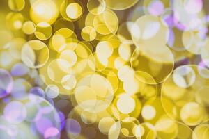 Lights bokeh. Abstract round background for design. photo