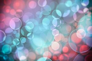 Lights bokeh. Abstract round background for design. photo