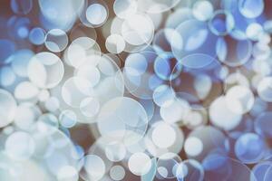 Lights bokeh. Abstract round background for design. photo