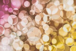 Lights bokeh. Abstract round background for design. photo