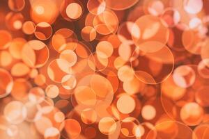 Lights bokeh. Abstract round background for design. photo