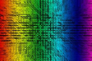 Futuristic abstract background for design. photo