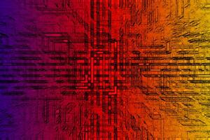 Futuristic abstract background for design. photo