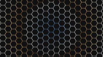 Hexagonal background for design. photo