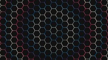 Hexagonal background for design. photo