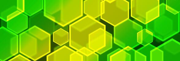 Lights bokeh. Abstract hexagon background for design. photo