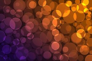 Lights bokeh. Abstract round background for design. photo