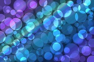 Lights bokeh. Abstract round background for design. photo
