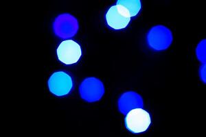 Lights bokeh. Abstract Christmas background for design. photo