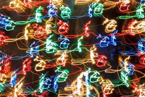abstract colorful lights background photo