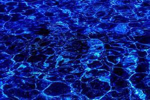 Texture of water in swimming pool. photo