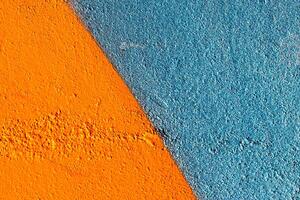 Fragment of colored graffiti painted on a wall. Abstract background for design. photo