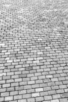 Old pavement of granite texture. photo