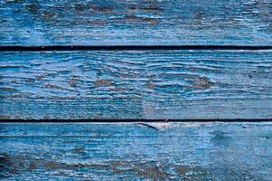 Texture of a blue board. Abstract background. photo