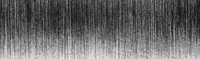 Metal texture with white scratches. Abstract noise black background overlay for design. photo