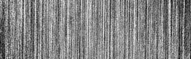 Metal texture with white scratches. Abstract noise black background overlay for design. photo