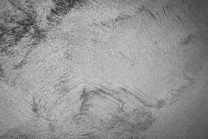Texture of gray decorative plaster or concrete. Abstract background for design. Art stylized banner with copy space. photo