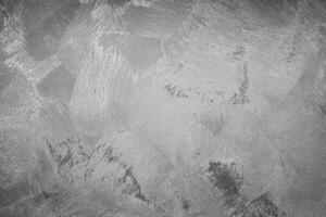 Texture of gray decorative plaster or concrete. Abstract background for design. Art stylized banner with copy space. photo