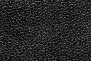 Black natural leather texture. Abstract background. photo