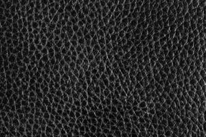 Black natural leather texture. Abstract background. photo