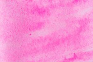 Pink watercolor painted paper. Abstract backgroun for design. Art stylized baner with copy space. photo