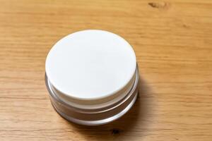 The beautiful photo captures the elegance of good cosmetic packaging for cream containers, highlighting future cosmetic innovations with sleek, modern designs.
