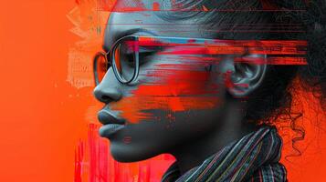 A collage of artistic photography with creative and abstract designs. photo