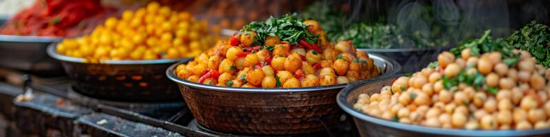 There are various kinds of foods found inside the bowls photo
