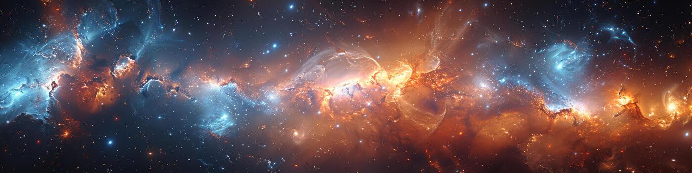 The image resembles a galaxy filled with numerous stars photo