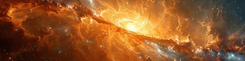 It resembles a galaxy filled with numerous stars within it photo