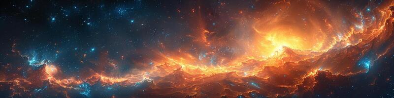 The image resembles a galaxy filled with numerous stars photo