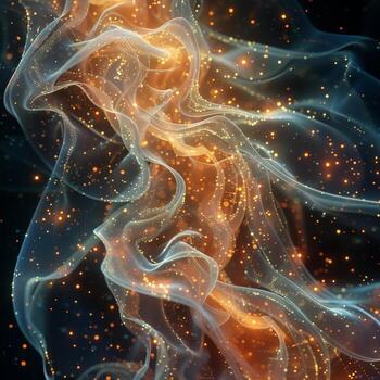 A detailed view of a textile adorned with glittering embellishments photo