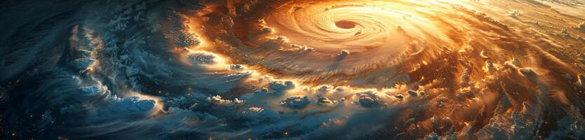 An aerial view shows a galaxy having a black hole at its center photo