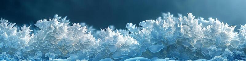 Ice crystals on blue surface, clouds, water, landscape, sky, wind, freezing photo